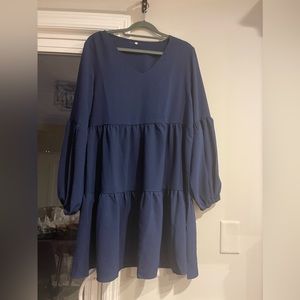 Amazon Blue Dress Long Sleeve